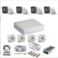 Hikvision 4 Kameralı Dış Ortam Güvenlik Kamera Seti 1 Tb Hdd