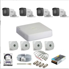 Hikvision 4 Kameralı Dış Ortam Güvenlik Kamera Seti 1 Tb Hdd Hikvision 4 Kameralı Dış Ortam Güvenlik Kamera Seti 1 Tb Hdd
